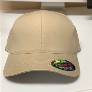 Tan fitted hat